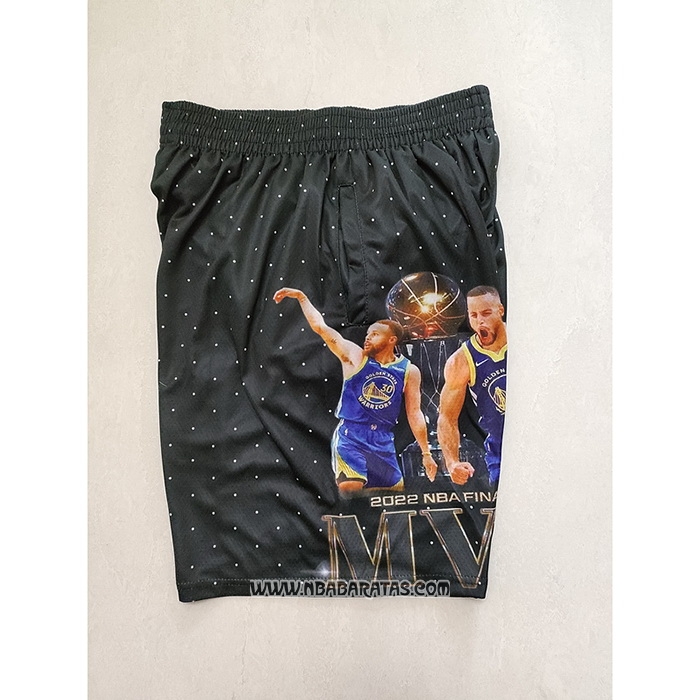 Pantalone Golden State Warriors MVP 2022 NBA Finals Negro